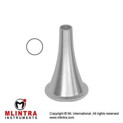 Toynbee Ear Speculum Fig. 4 - For Adults Stainless Steel, 3.6 cm / 1 1/2" Diameter 7.5 mm Ø